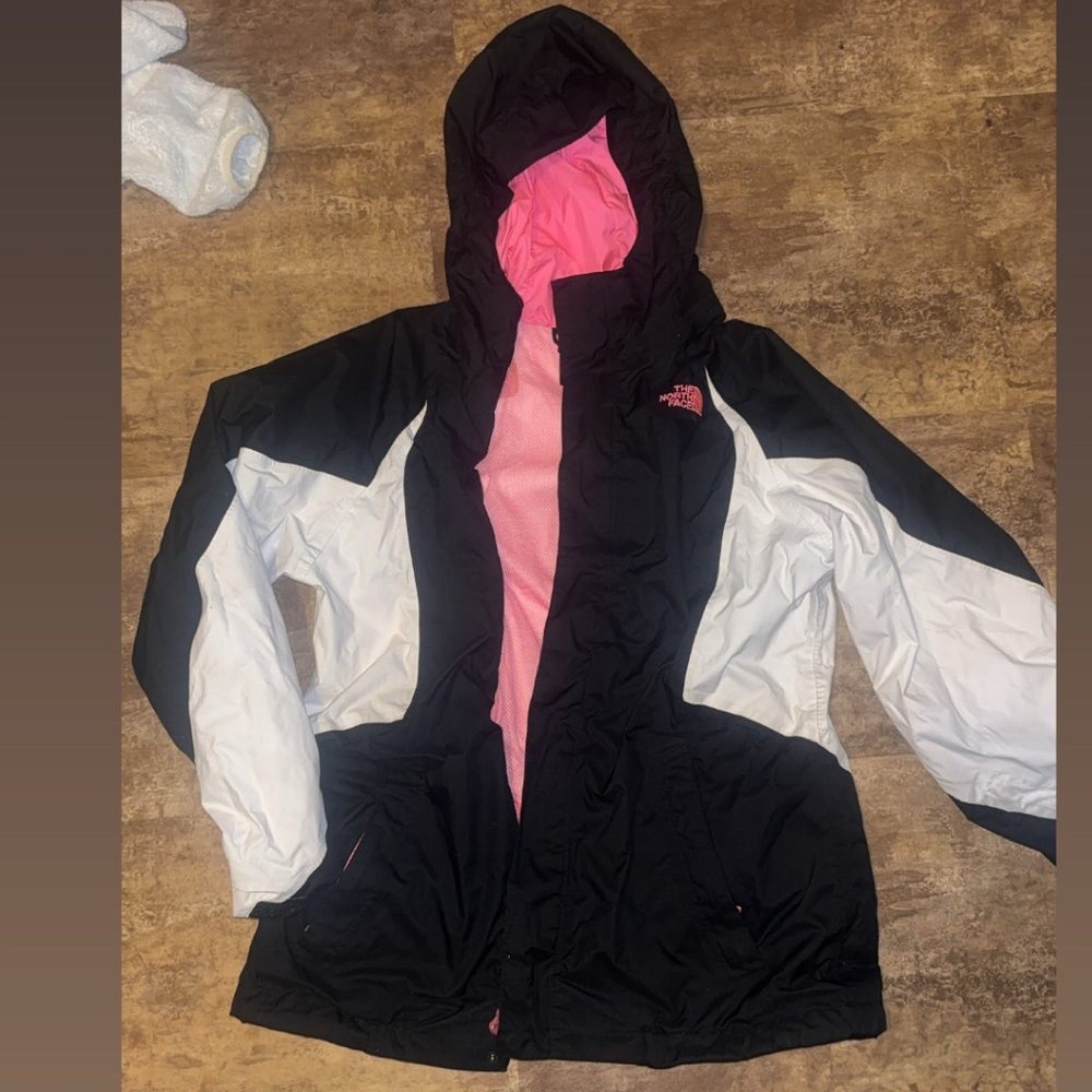 The North Face fleece lined coat